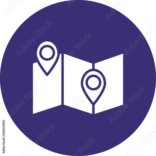 Nearby Destinations Icon Design
