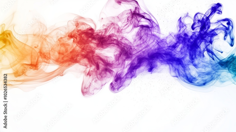 Aesthetic Abstract Representation of Colorful Smoke Dynamics Aesthetic Abstract Representation of Colorful Smoke Dynamics