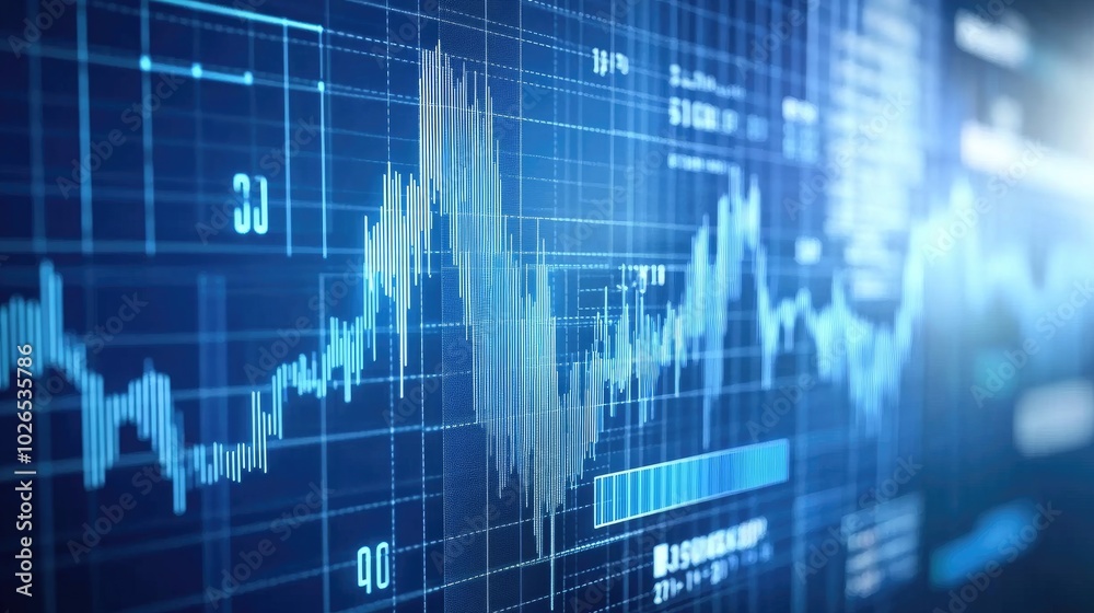 Modern Data Visualization Chart and Analytics Concept Modern Data Visualization Chart and Analytics Concept