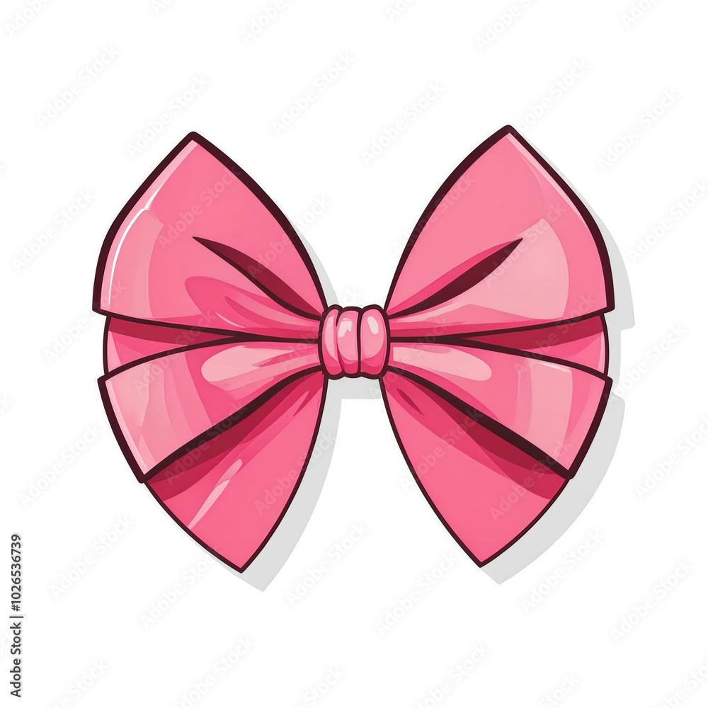 pink bow for a gift. illustration. artificial intelligence generator, AI, neural network image. background for the design. pink bow for a gift. illustration. artificial intelligence generator, AI, neural network image. background for the design.