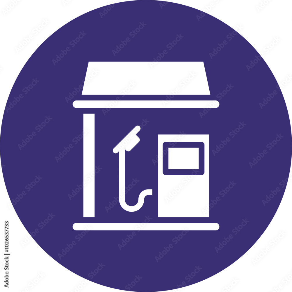 Gas Station Icon Design Gas Station Icon Design