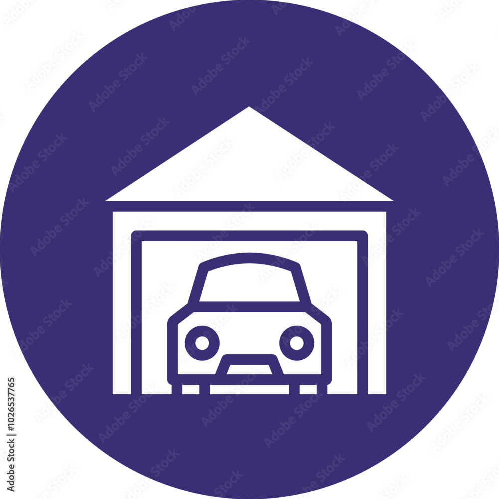 Garage Icon Design Garage Icon Design