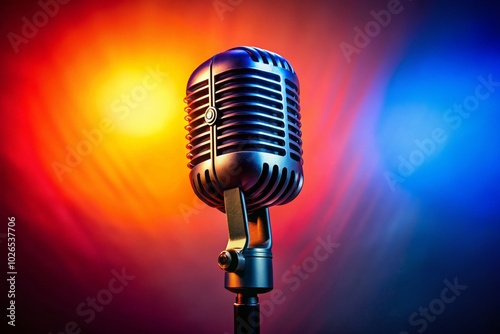 Historical Microphone Used in Political Speeches Capturing the Essence of Communication and Power in the 20th Century