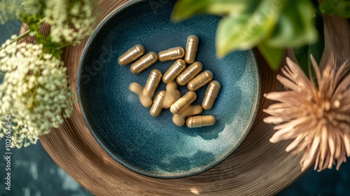 Anti inflammatory capsules. photo