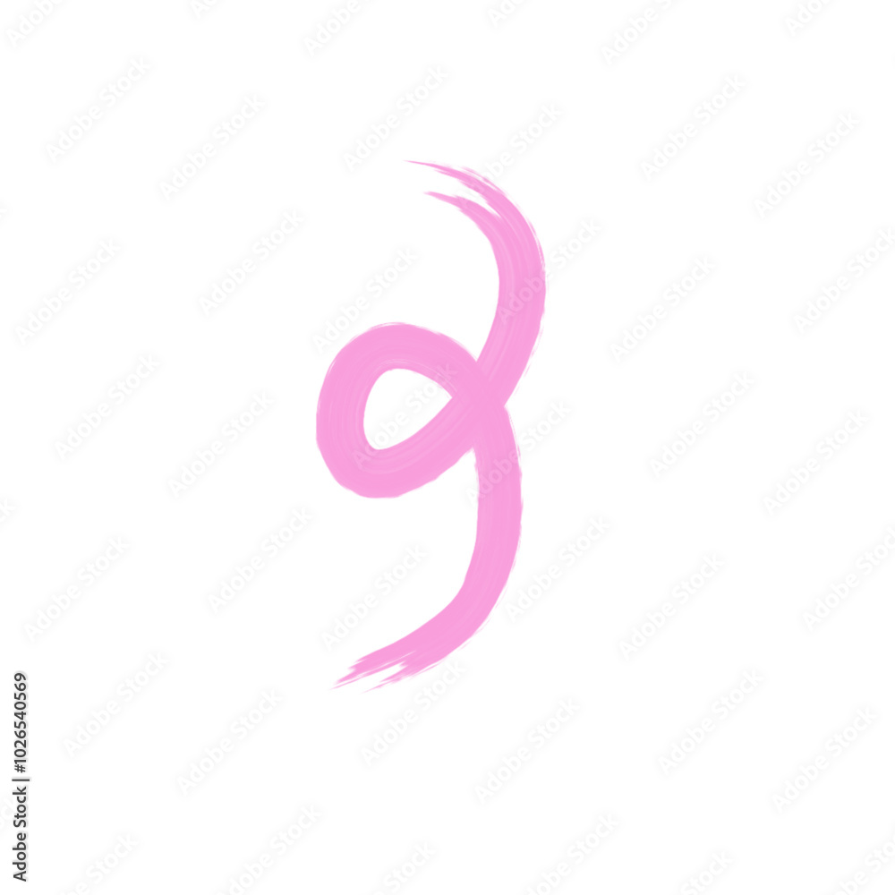 Flat vector ribbons. Flat pink ribbons banners isolated on white background Flat vector ribbons. Flat pink ribbons banners isolated on white background