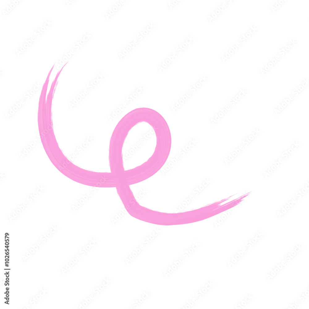 Flat vector ribbons. Flat pink ribbons banners isolated on white background Flat vector ribbons. Flat pink ribbons banners isolated on white background