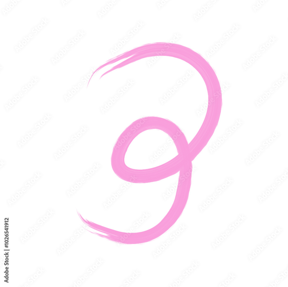 Flat vector ribbons. Flat pink ribbons banners isolated on white background Flat vector ribbons. Flat pink ribbons banners isolated on white background