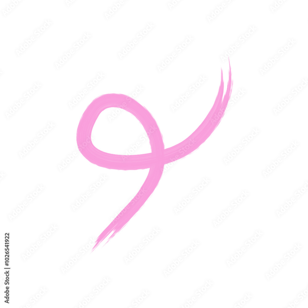 Flat vector ribbons. Flat pink ribbons banners isolated on white background Flat vector ribbons. Flat pink ribbons banners isolated on white background