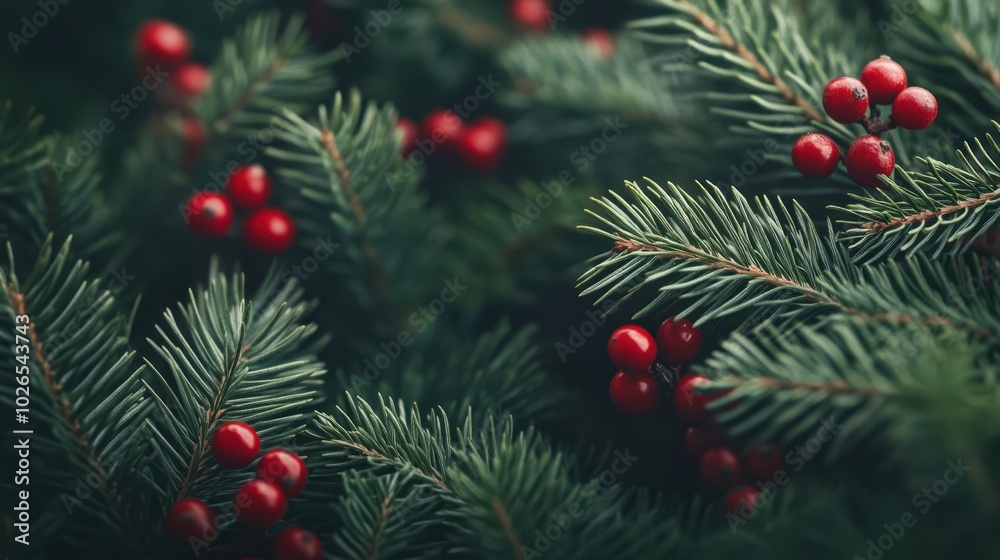 The Pine and Berries Arrangement