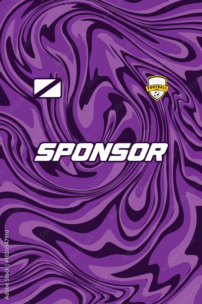 Sports shirt design, abstract pattern ready to print - Football shirt for sublimation HD Quality