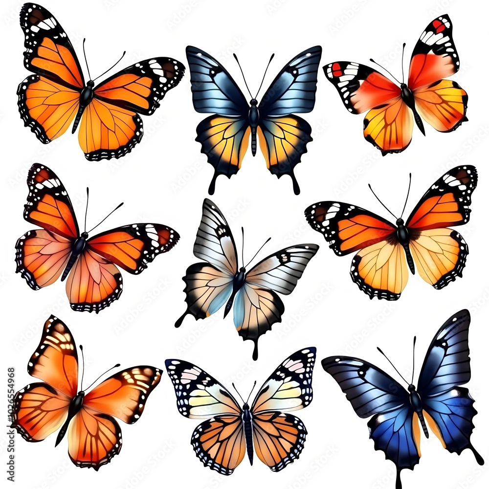 seamless background with butterflies seamless background with butterflies