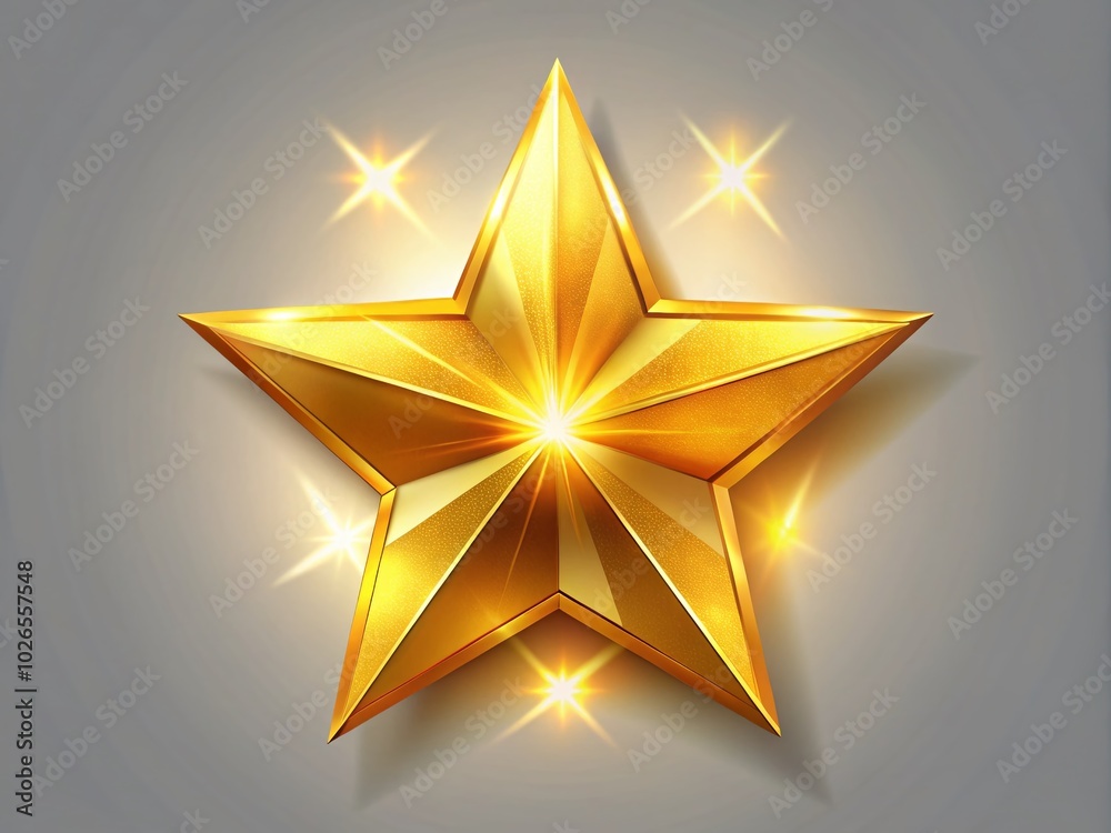 Sparkling Golden Star Template for Creative Designs and Celebrations - Perfect for Invitations, Announcements, and Sparkling Golden Star Template for Creative Designs and Celebrations - Perfect for Invitations, Announcements, and
