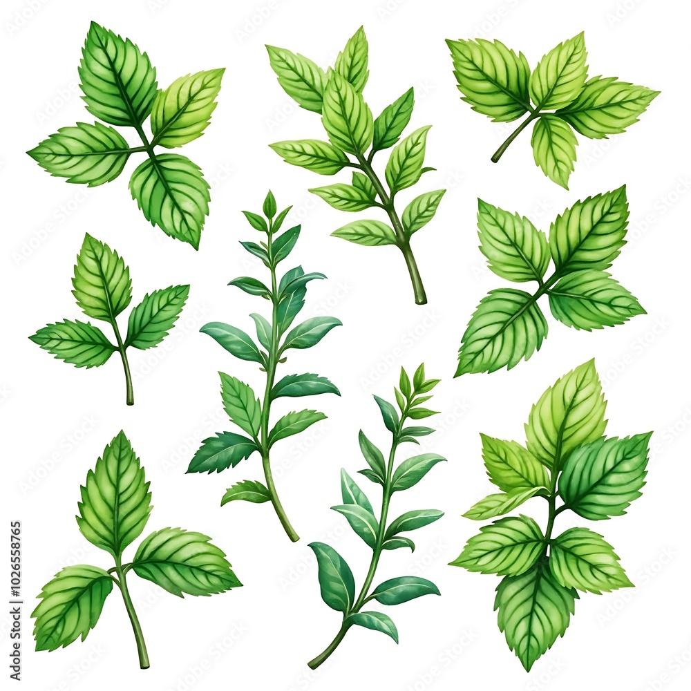 green leaves seamless pattern green leaves seamless pattern