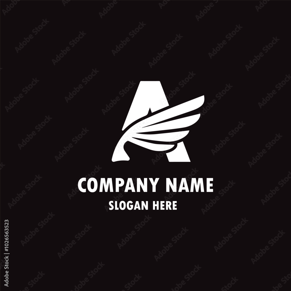 Creative elegant letter vector emblem Creative elegant letter vector emblem