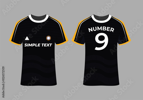 Modern black sports jerseys race jerseys running shirts jersey template