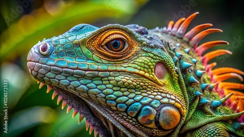 Stunning Images of Iguanas in Their Natural Habitat - Colorful, Captivating, and Unique Reptile Photography for Nature