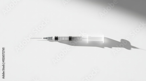 Sterile medical syringe photo