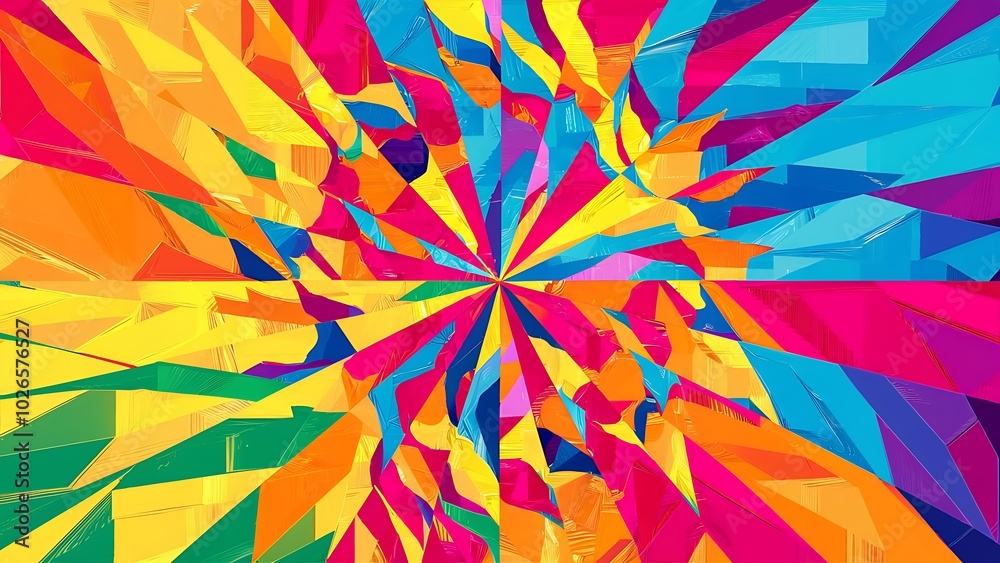 Bright colorful geometric background with mosaic design Bright colorful geometric background with mosaic design