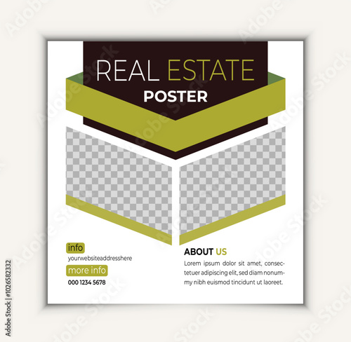 real estate poster,exclusive new and creative social midea poster,. I know you think how you will grow your business,