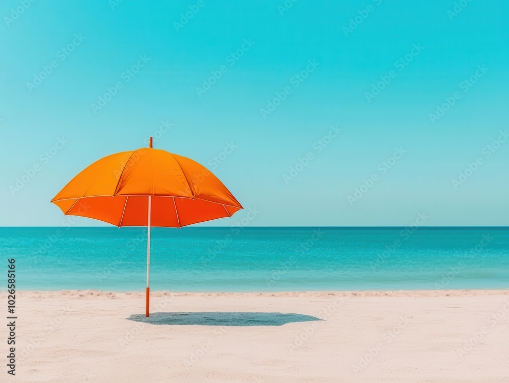 Beachgoer under a UVblocking umbrella, with sunscreen and protective clothing visible, Skin cancer prevention, Summer activity Beachgoer under a UVblocking umbrella, with sunscreen and protective clothing visible, Skin cancer prevention, Summer activity