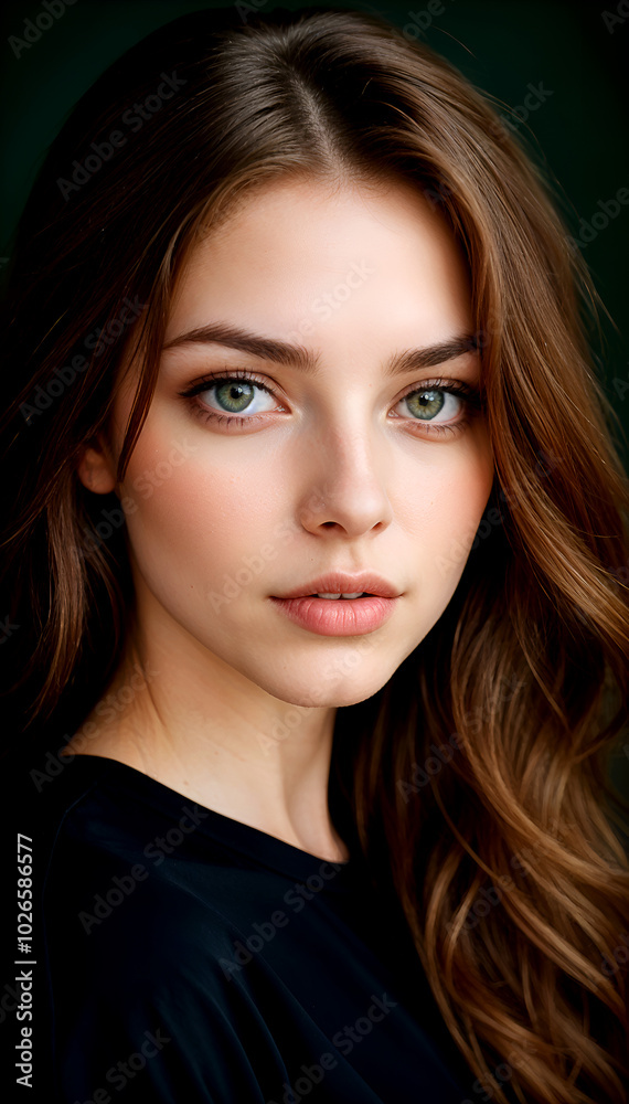 portrait of a cute girl