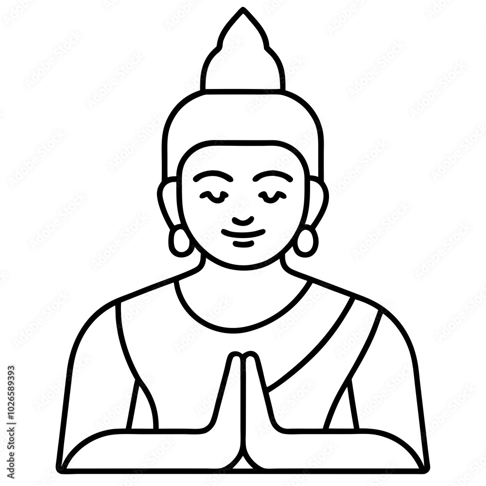 buddhist monk cartoon buddhist monk cartoon