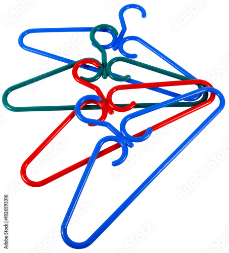 Colorful and Durable Clothes Hangers, Stackable Plastic Hangers Product Picture