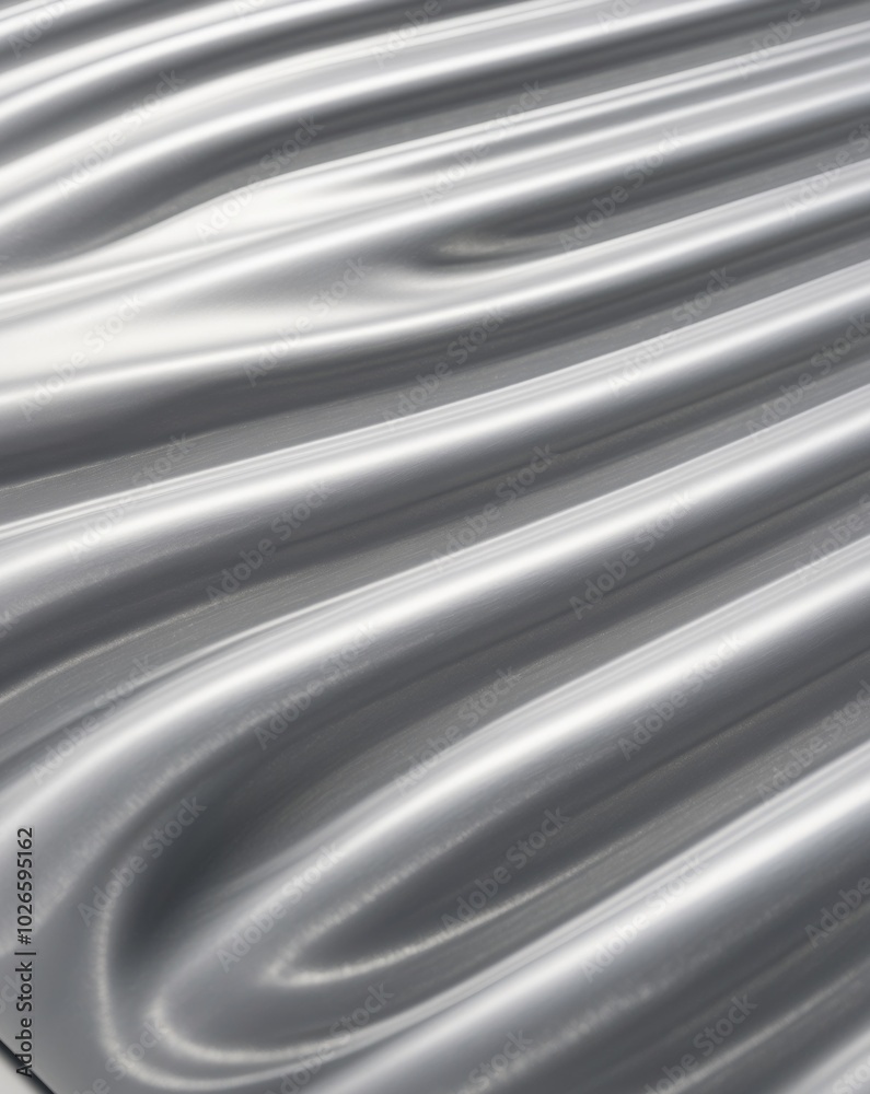Fototapeta premium a close up of a metal surface with ripples.