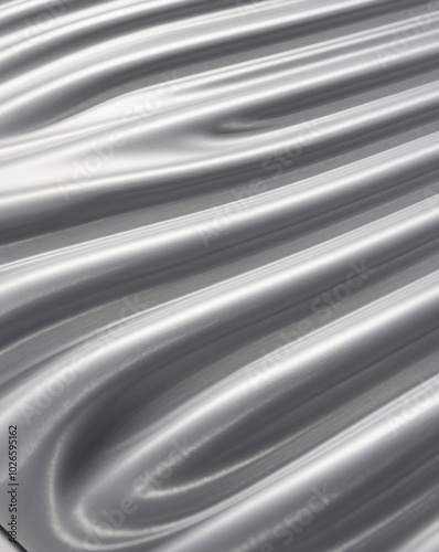 a close up of a metal surface with ripples.