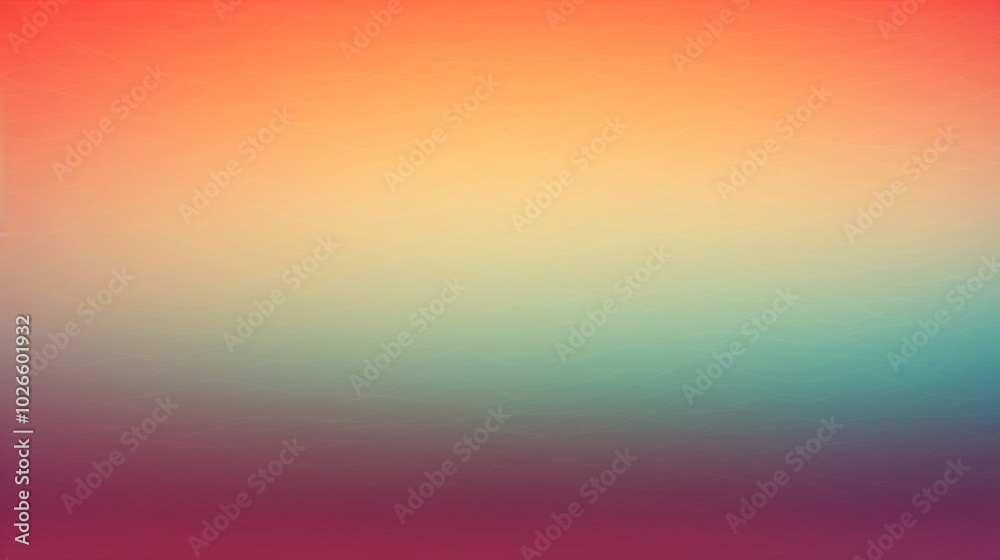 Naklejka premium retro rainbow colorful gradient background with grain texture