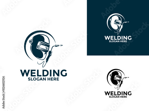 welding logo vector illustration, welding tool logo template