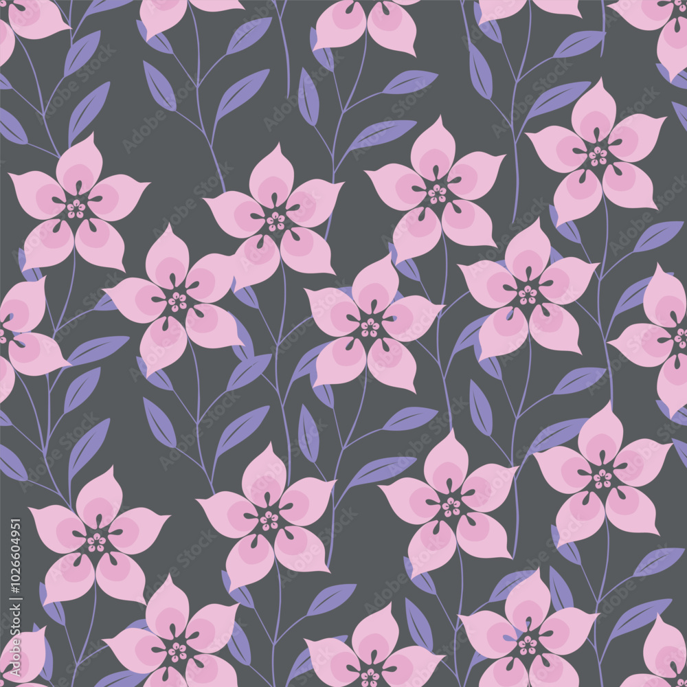Abstract elegance pattern with floral background. Abstract elegance pattern with floral background.