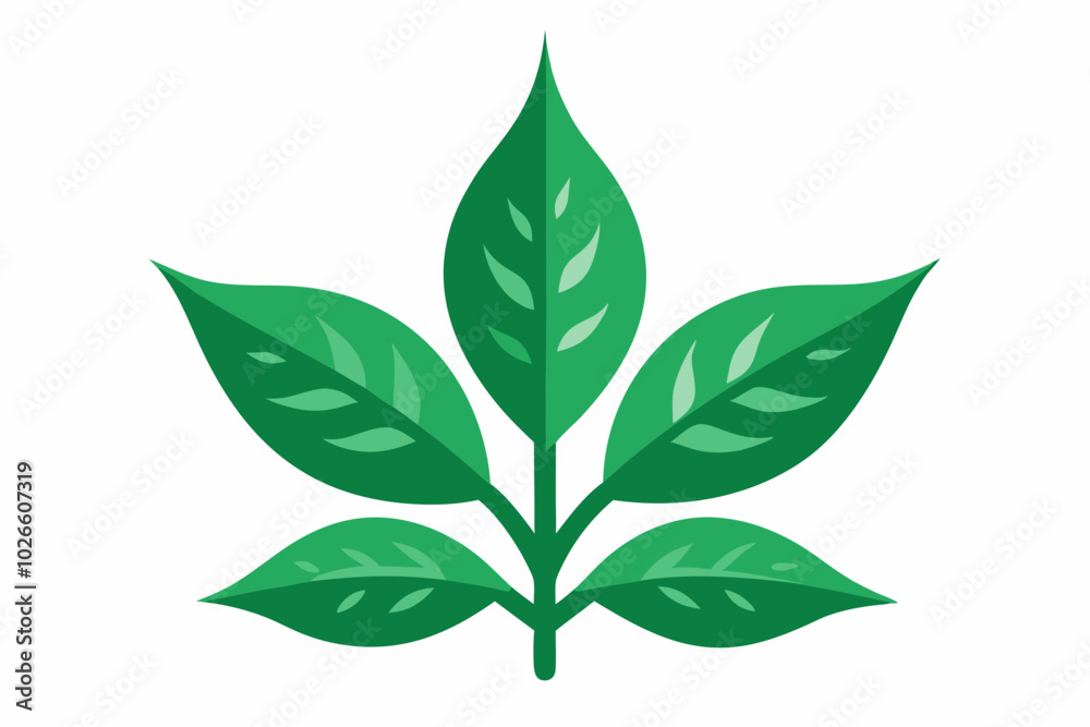 Naklejka premium Yerba Santa Eriodictyon californicum creative vector design