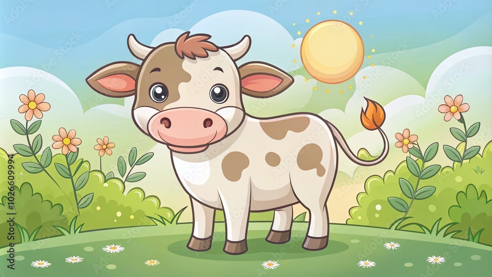Obraz premium Delightful coloring worksheet featuring cute cartoon cows, designed to inspire creativity while providing a fun learning experience for kids. Perfect
