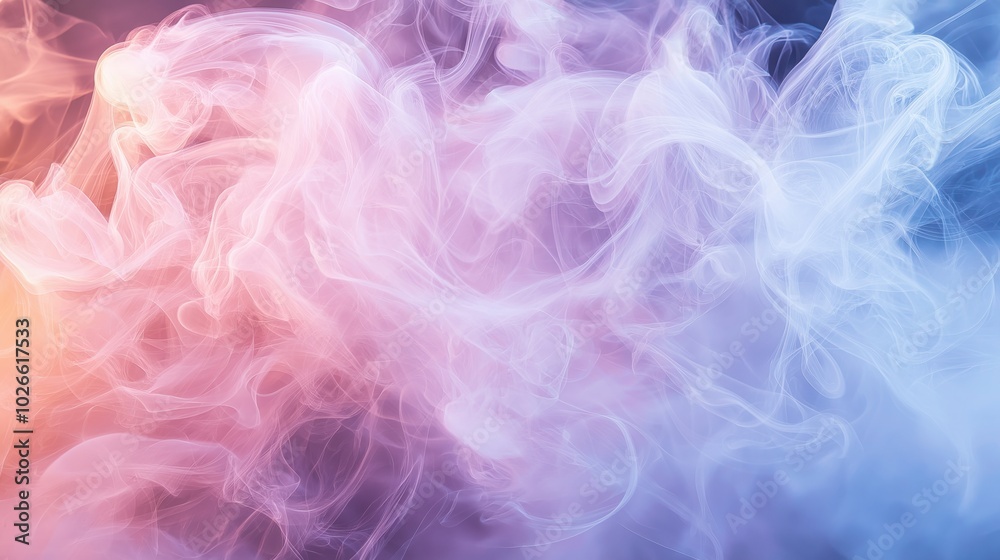 Obraz premium Pastel smoke background