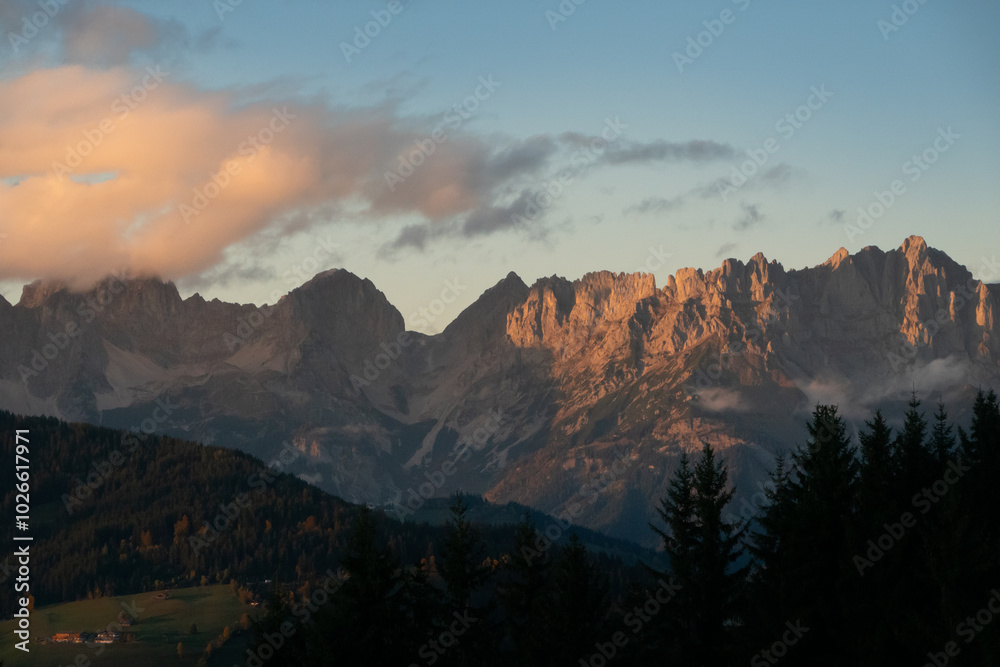 Wilder Kaiser im Abendrot Wilder Kaiser im Abendrot