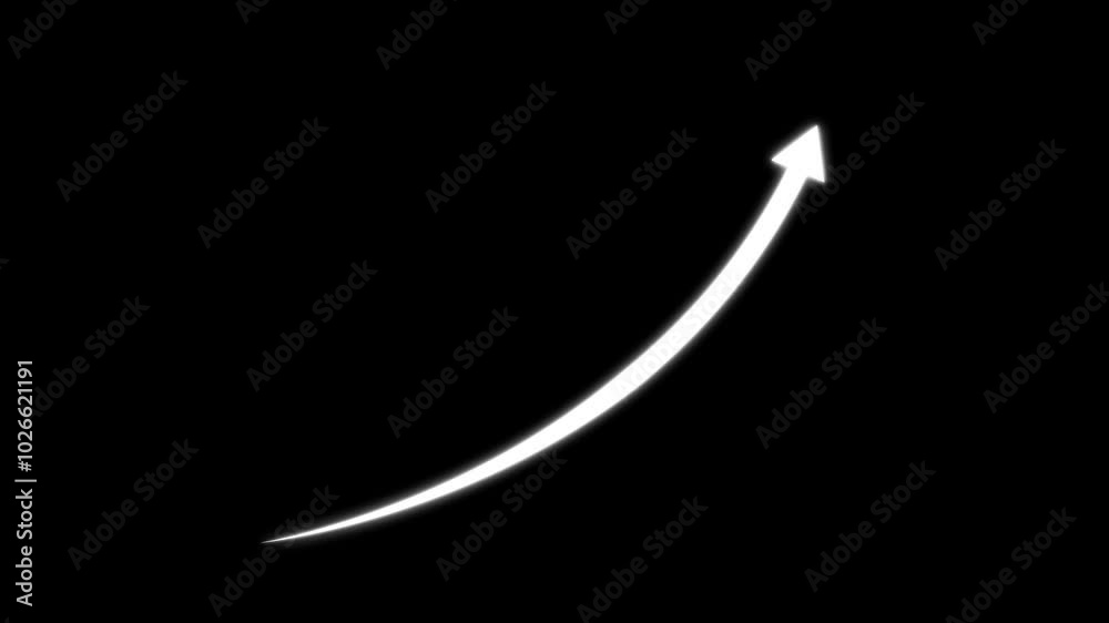 Business rising arrow animation, success concept. Profit growing icon animation. Business growth arrow and graph chart animation. Business rising arrow animation, success concept. Profit growing icon animation. Business growth arrow and graph chart animation.