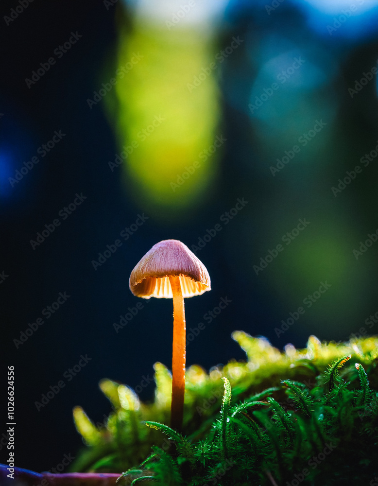 Macro Shot of Nature Life in Forest – Detailed Forest Nature Photography background