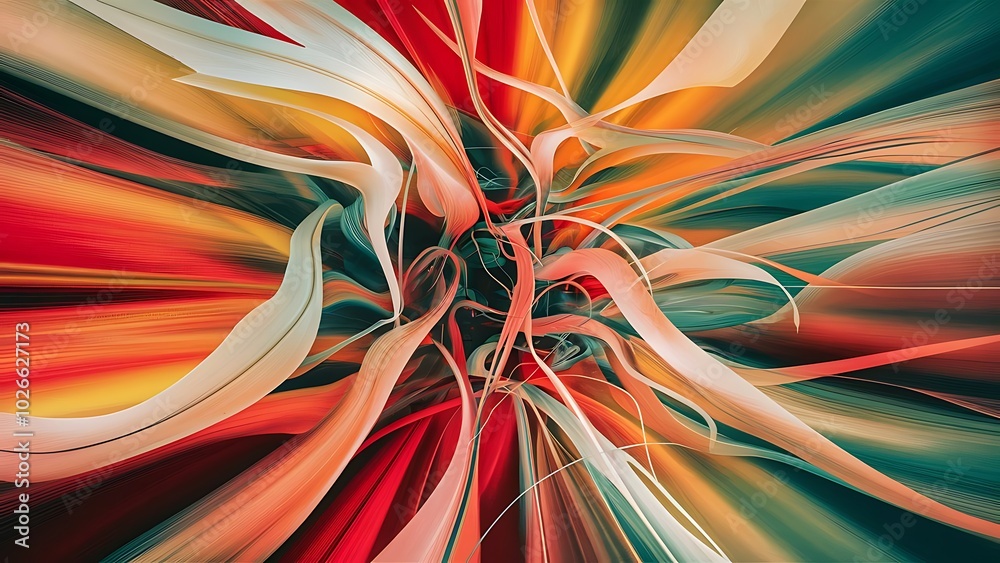 Abstract color background, beautiful lines and blur Abstract color background, beautiful lines and blur