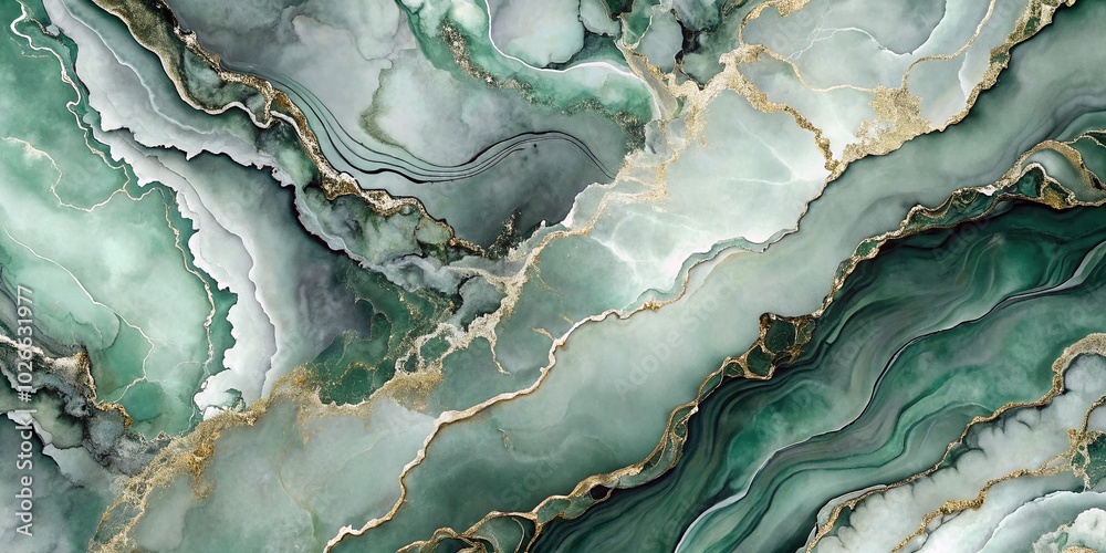 Elegant watercolor marble texture art in soft grey and green hues, perfect for enhancing home decor with its sophisticated silhouette design and Elegant watercolor marble texture art in soft grey and green hues, perfect for enhancing home decor with its sophisticated silhouette design and