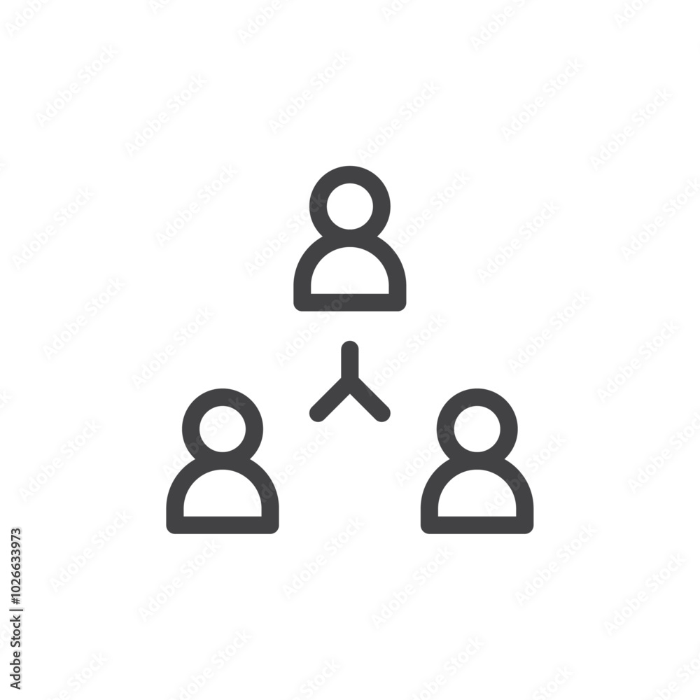 Connection icon Thin outline art symbol Connection icon Thin outline art symbol