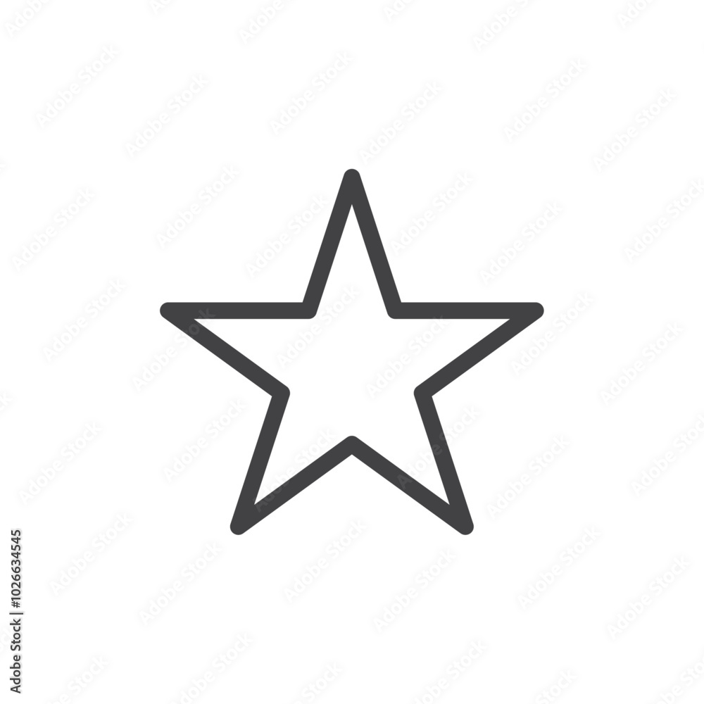favourite icon Thin outline art symbol favourite icon Thin outline art symbol