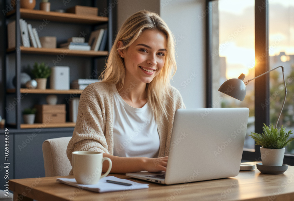 businessman businesswoman working on laptop in cosy home office, home worker business remote work businessman businesswoman working on laptop in cosy home office, home worker business remote work