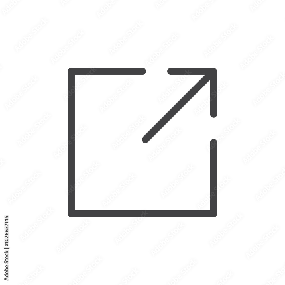 Share icon set Thin outline art symbol Share icon set Thin outline art symbol