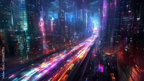 Cyberpunk Cityscape