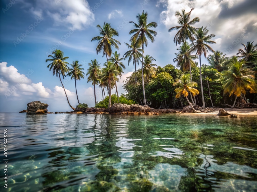 Obraz premium Explore Kho Kut Island: Pristine Beaches and Vibrant Nature in Thailand's Hidden Gem