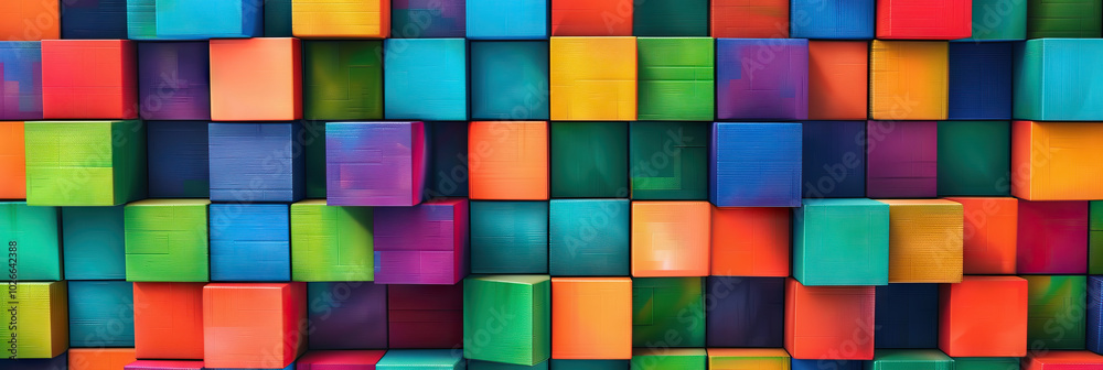Bright Blocks Backdrop: A colorful school background composed of different-sized blocks in vibrant colors like red, orange, green, blue, and purple, promoting creativity and imagination. Bright Blocks Backdrop: A colorful school background composed of different-sized blocks in vibrant colors like red, orange, green, blue, and purple, promoting creativity and imagination.