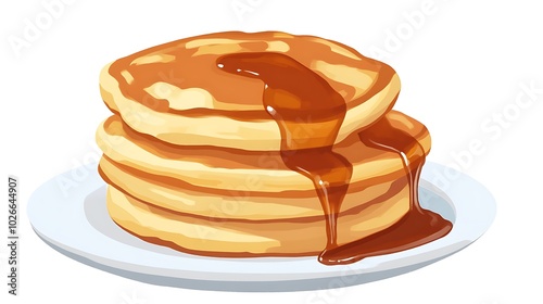 pancakes on a plate
