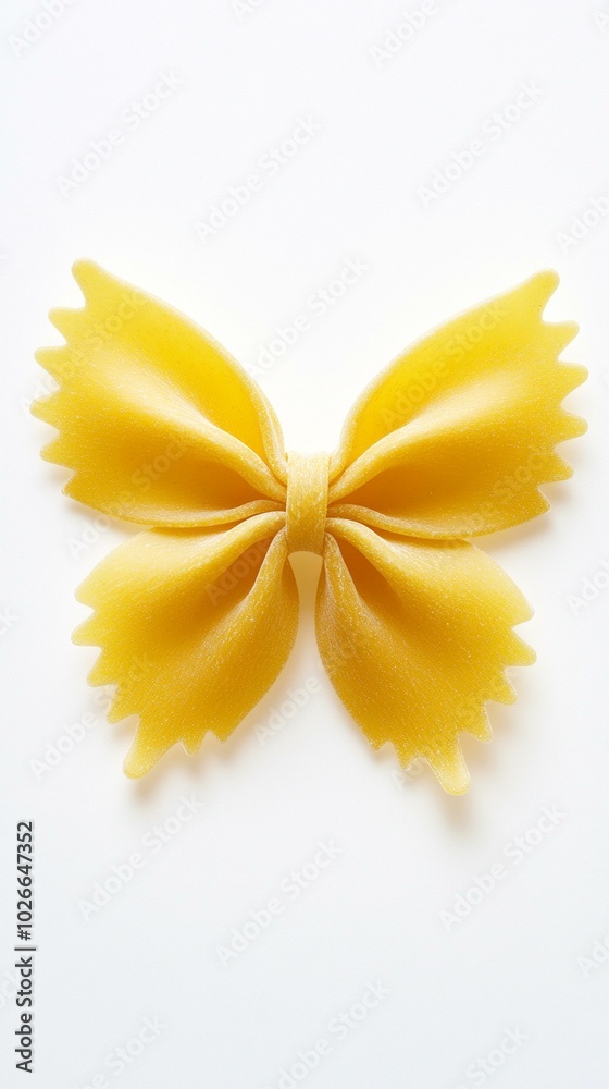 Farfalle pasta isolated on white background Farfalle pasta isolated on white background