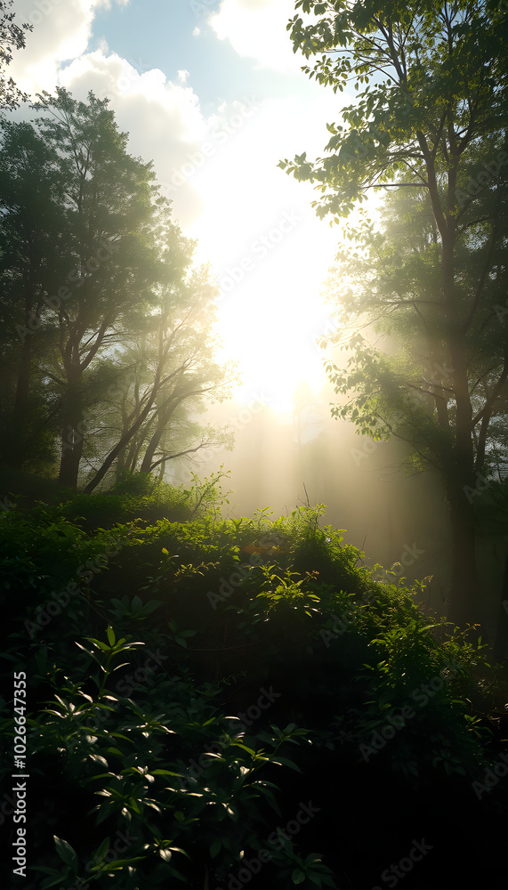 Fototapeta premium With love to nature isolated with white highlights, png